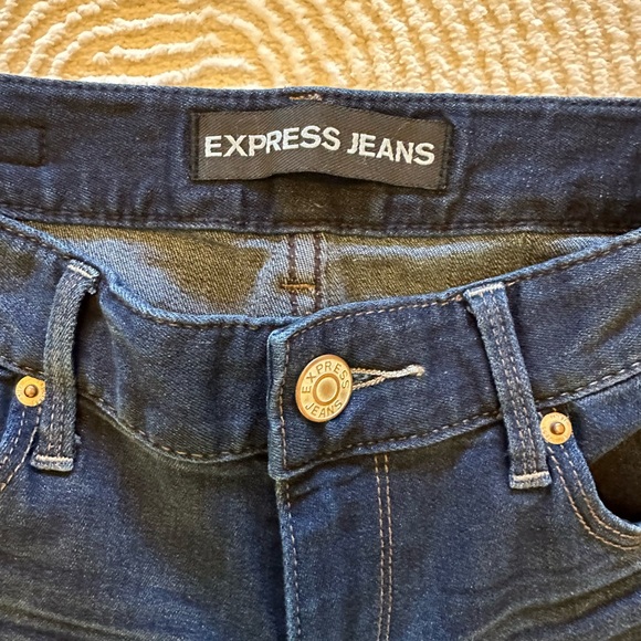 Express Dark Blue Stella low rise skinny Jean - Picture 6 of 12